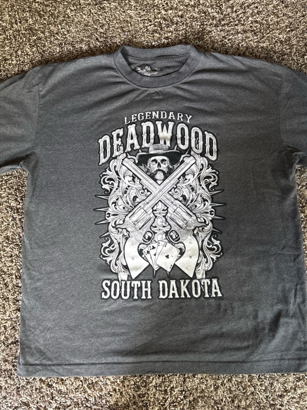 Legendary Deadwood South Dakota Graphic Tee - Gray